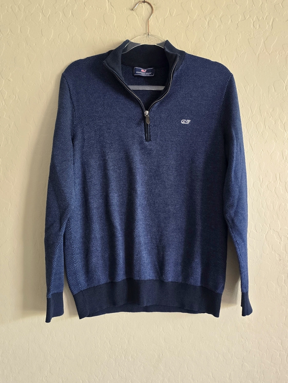 Vineyard Vines Men's Half-zip Sweater Pullover Size Medium Blue